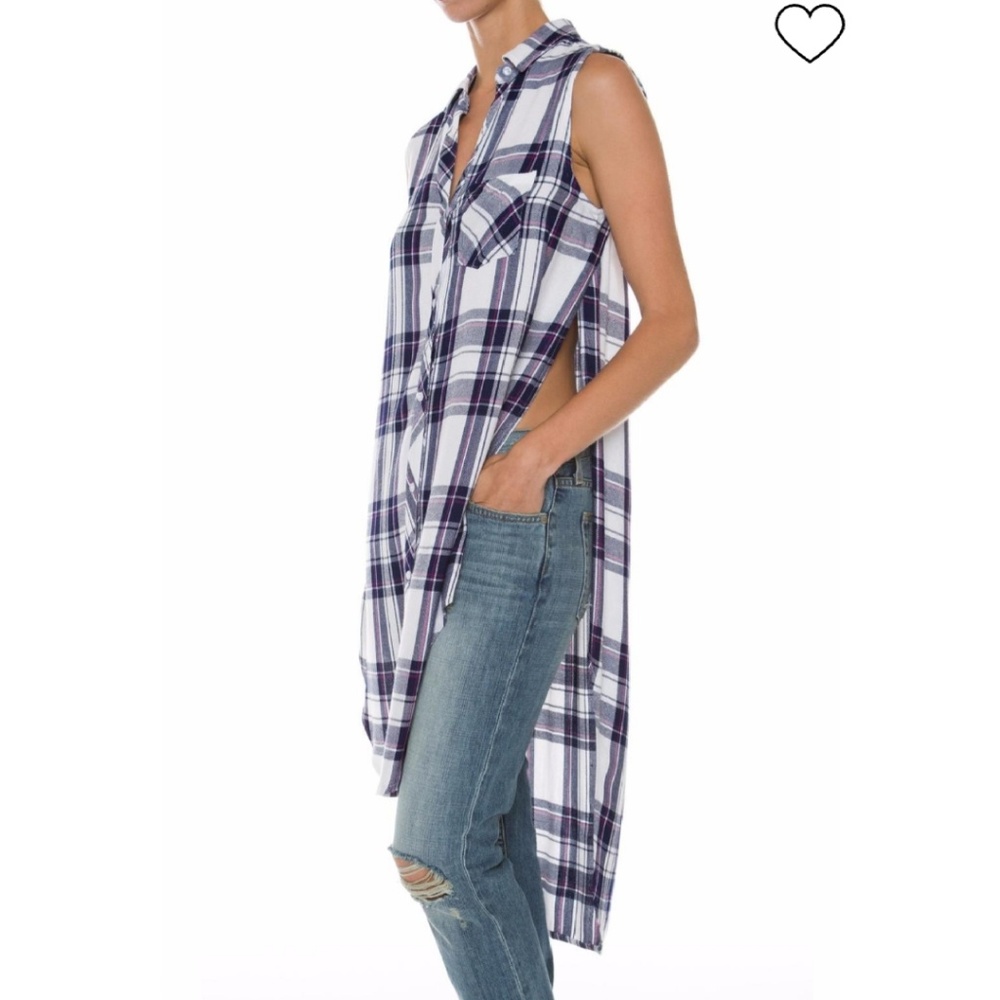 Rails Jordyn Sleeveless Button Down Tunic